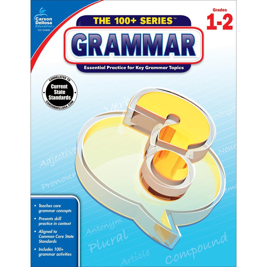 The 100+ Series Grammar by Carson Dellosa Grades 1-2