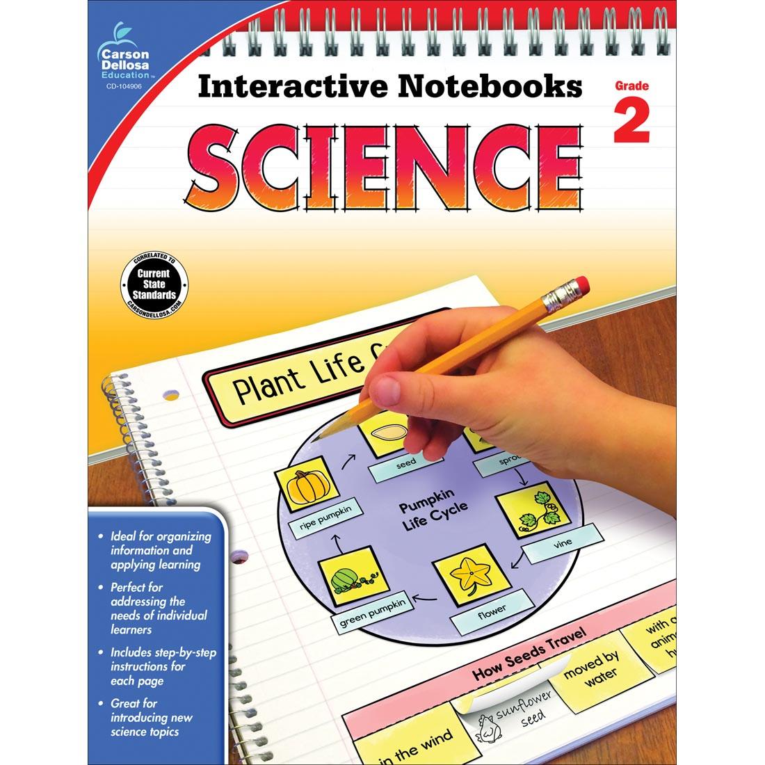 Interactive Notebook Science by Carson Dellosa Grade 2