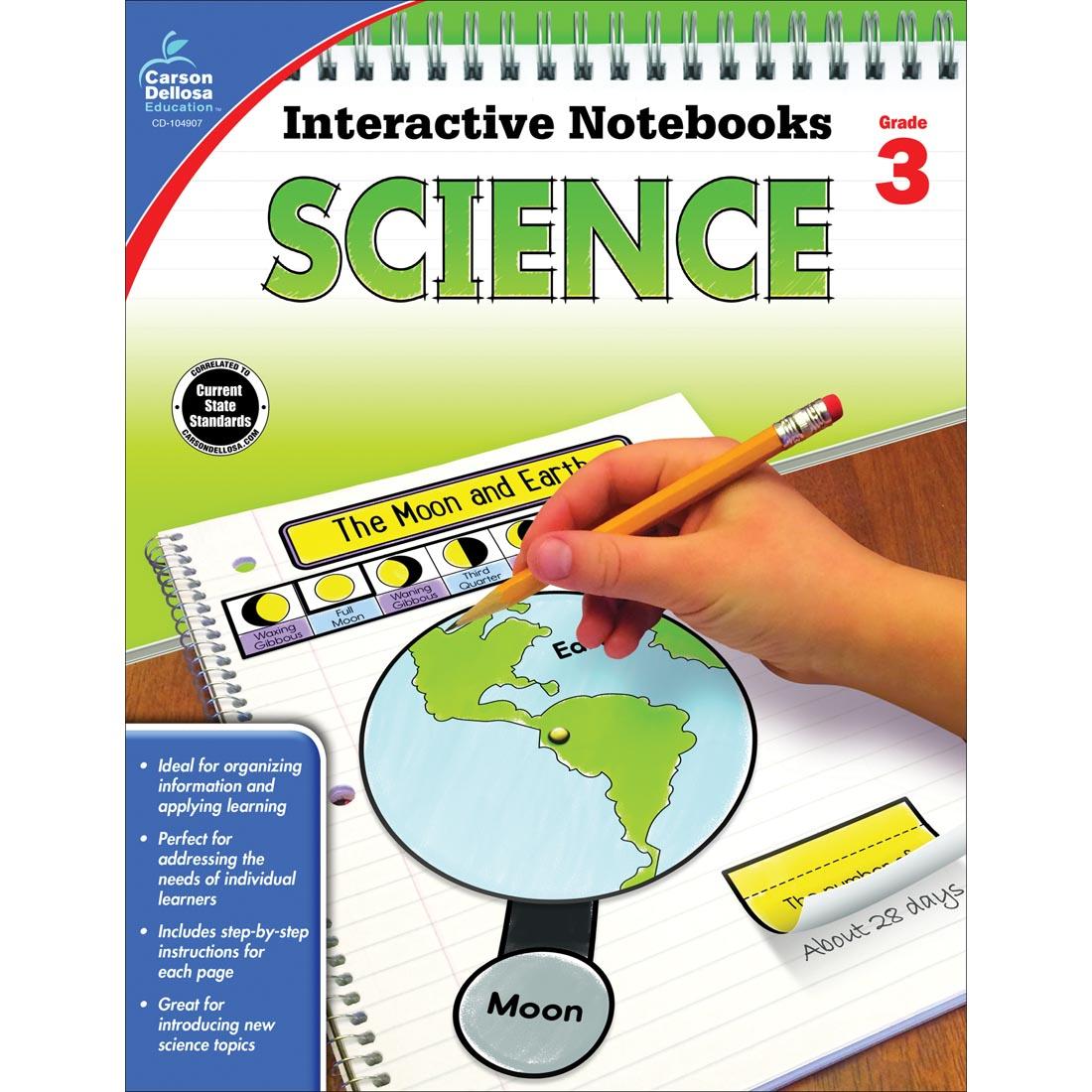 Interactive Notebook Science by Carson Dellosa Grade 3
