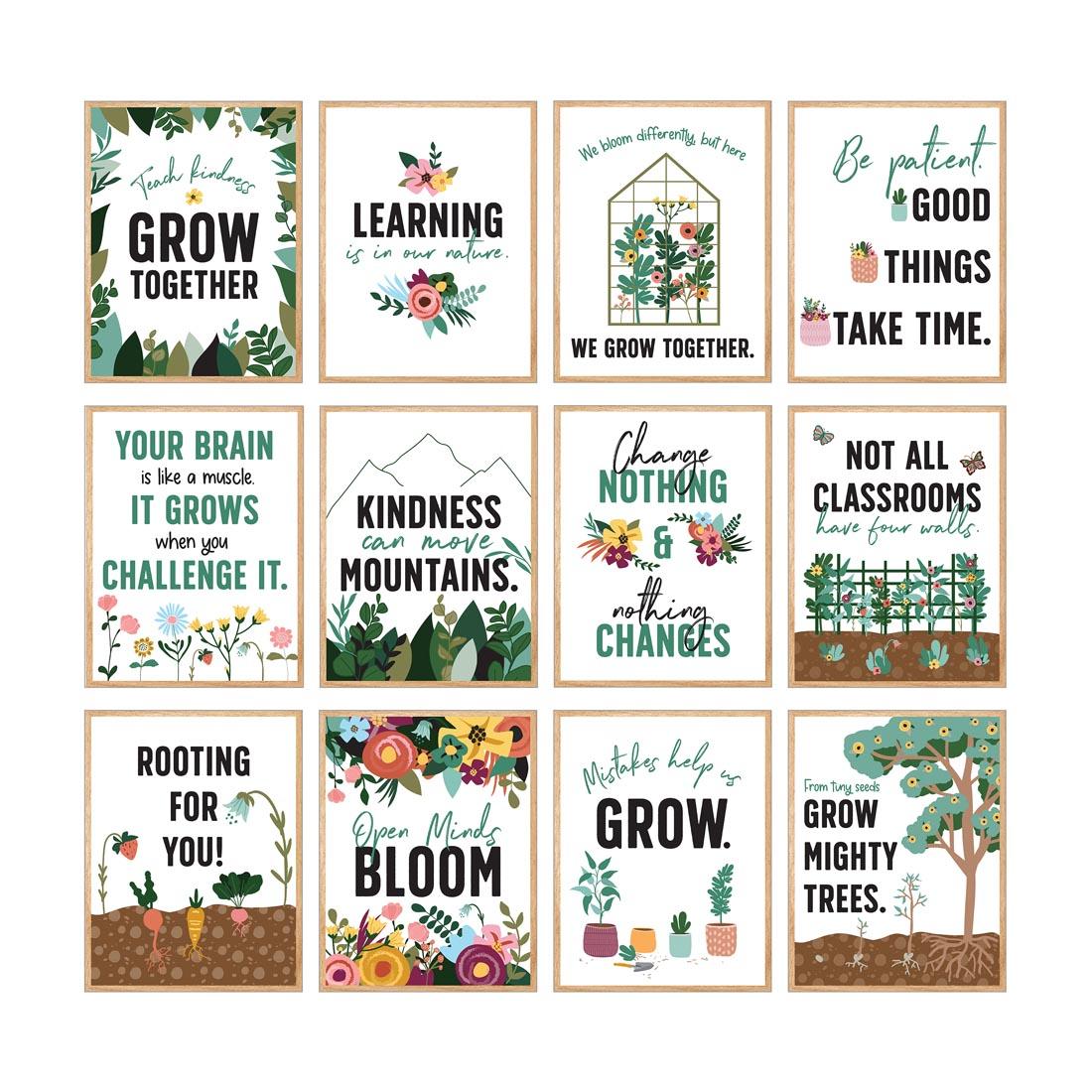 Mini Poster Set from the Grow Together Collection By Carson Dellosa