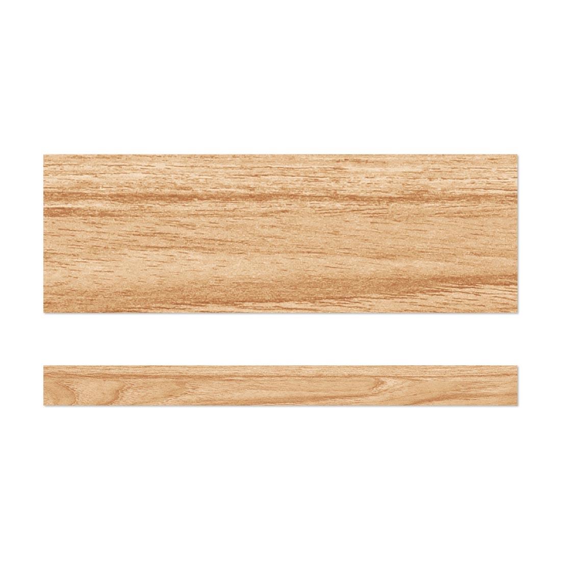 Full strip plus closeup of Light Wood Grain Straight Border from the Grow Together Collection By Carson Dellosa