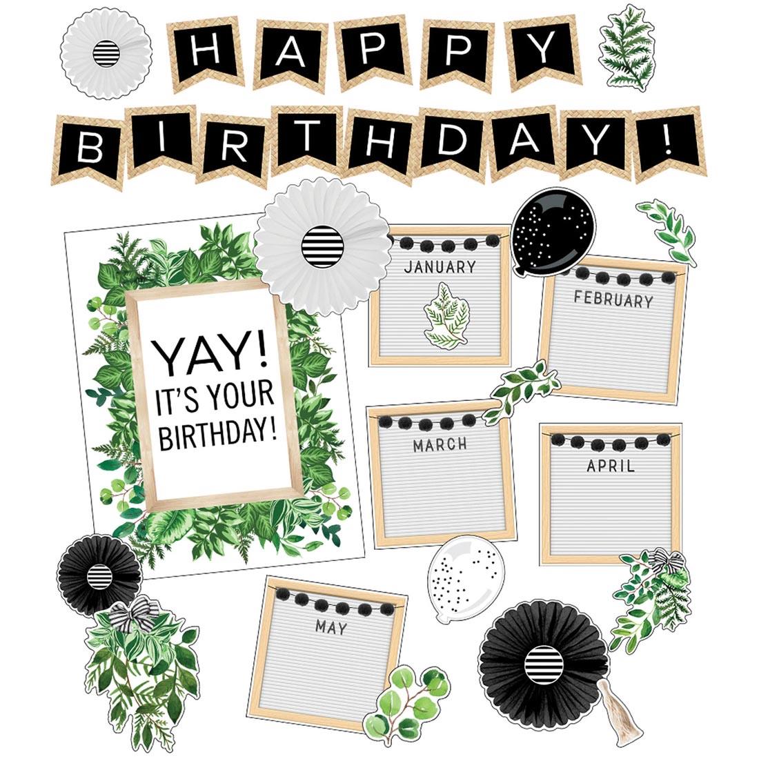 Simply Boho Birthday Bulletin Board Set By Carson Dellosa