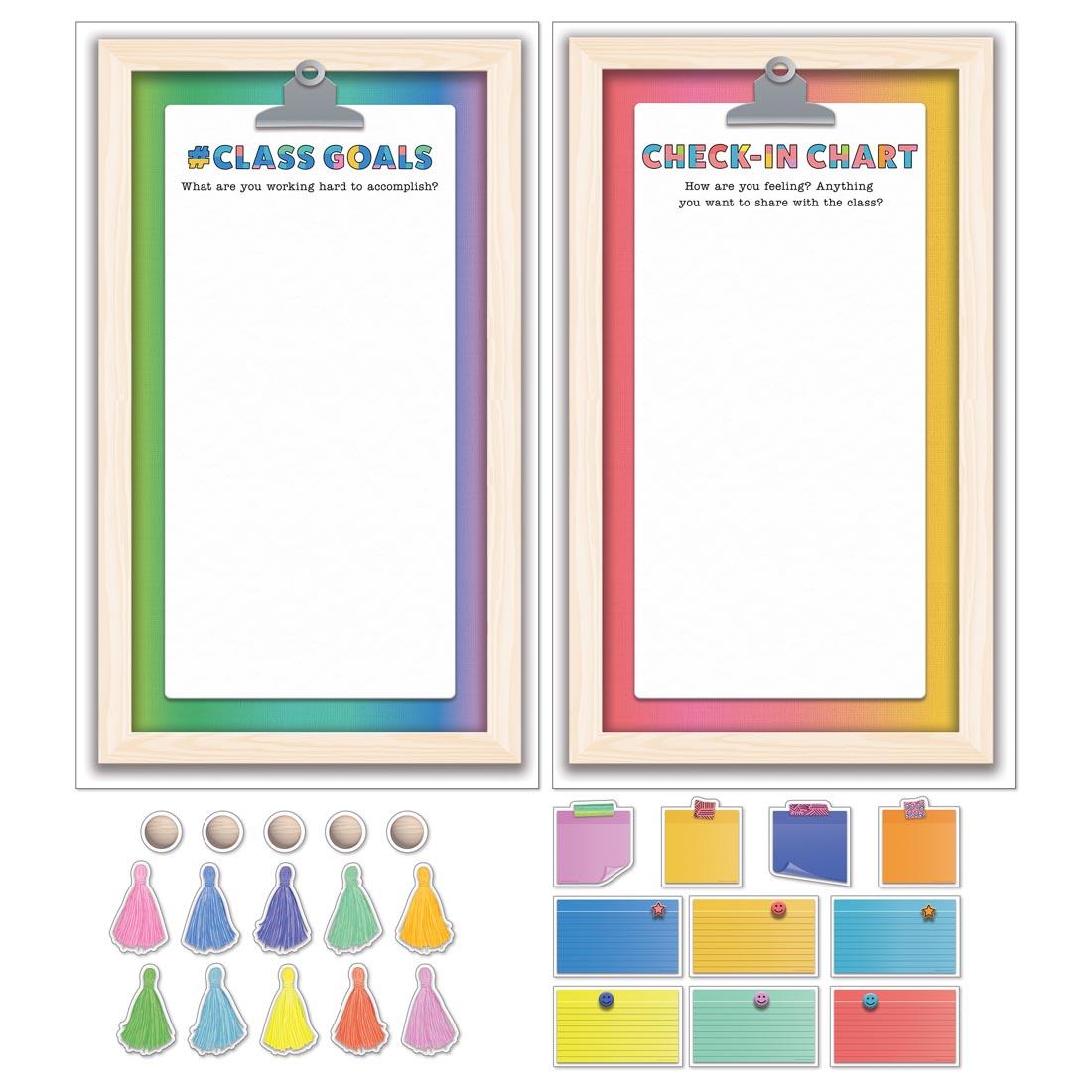 Classroom Community Charts Bulletin Board Set from the Creatively Inspired Collection By Carson Dellosa