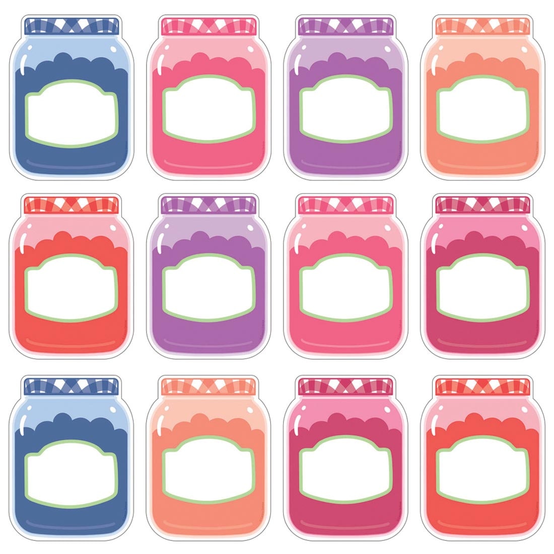 Jam Jars Cut-Outs from the Farmers Market collection By Carson Dellosa