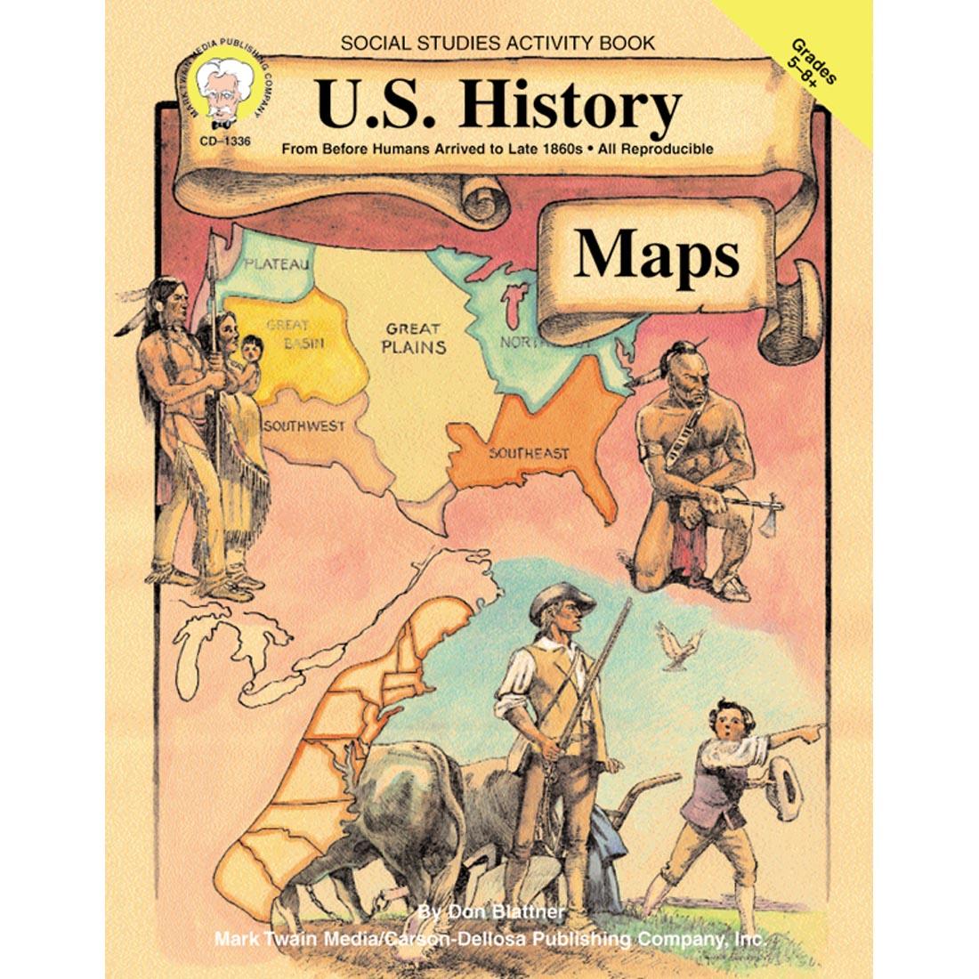 U.S. History Map Book by Carson Dellosa