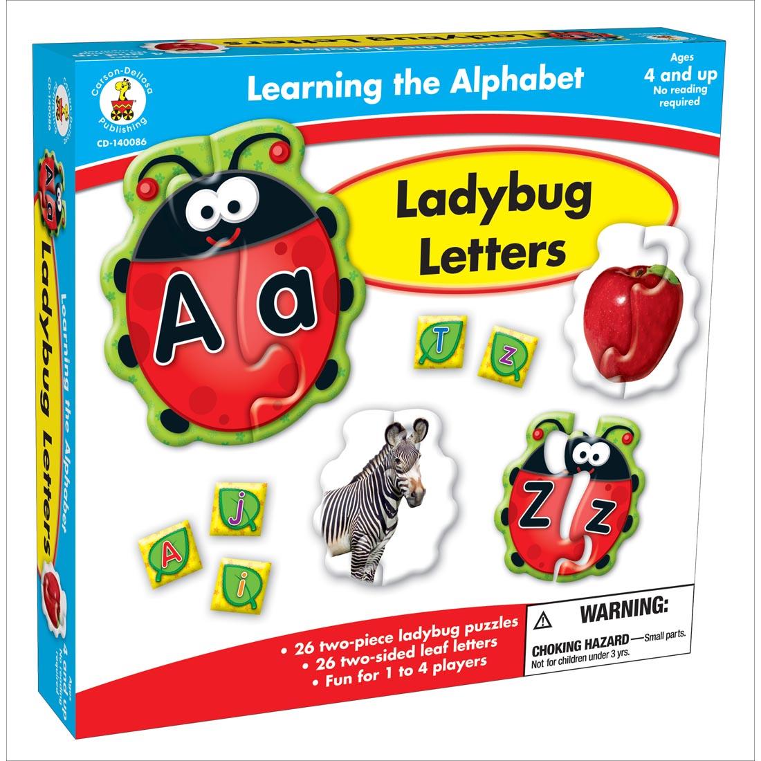 Learning the Alphabet Ladybug Letters Game by Carson Dellosa
