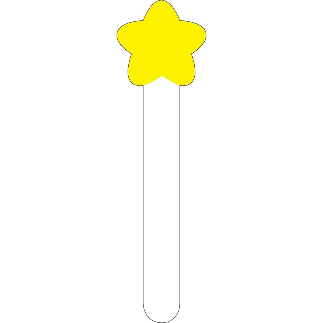 Stick with Star Shape on Top