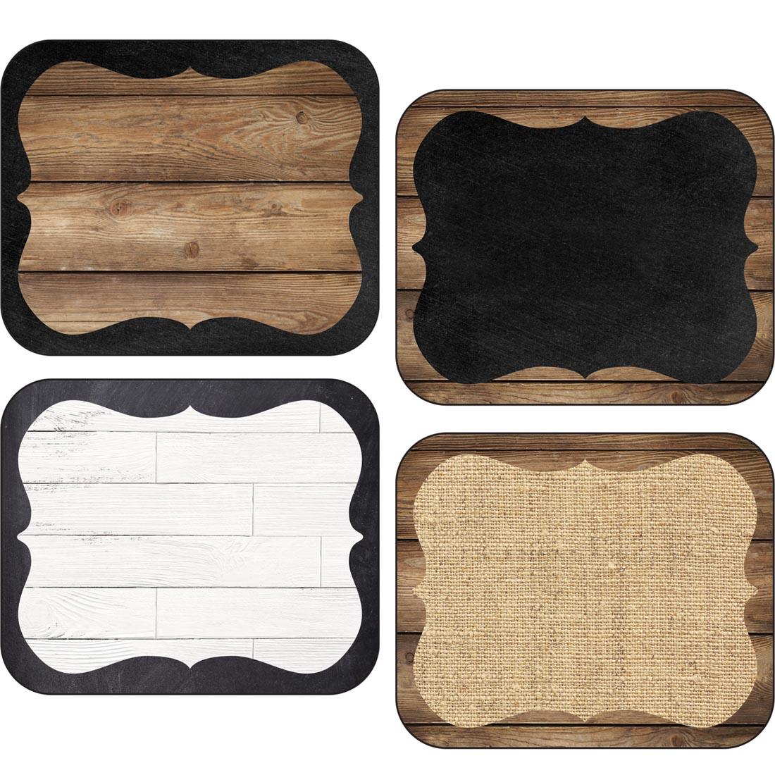 Industrial Chic Fancy Signs Name Tags by Carson Dellosa