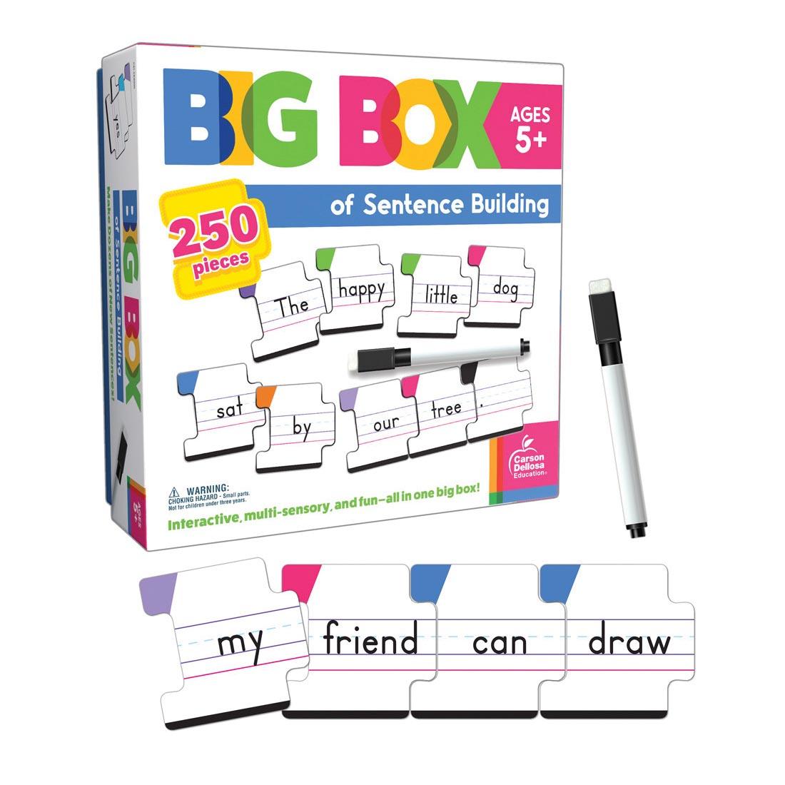 Big Box of Sentence Building by Carson Dellosa