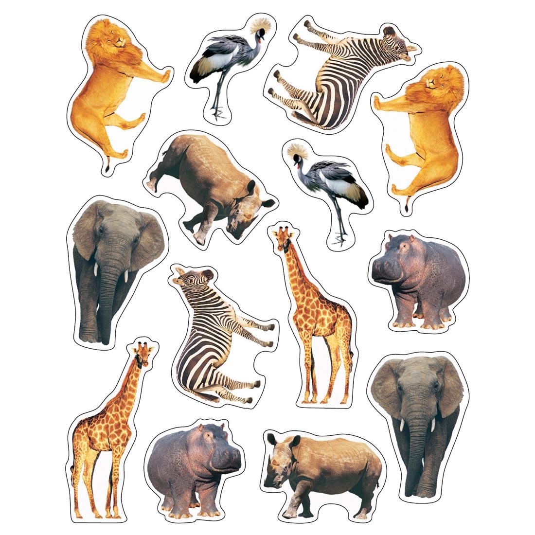 Wild Animals of the Serengeti Stickers by Carson Dellosa