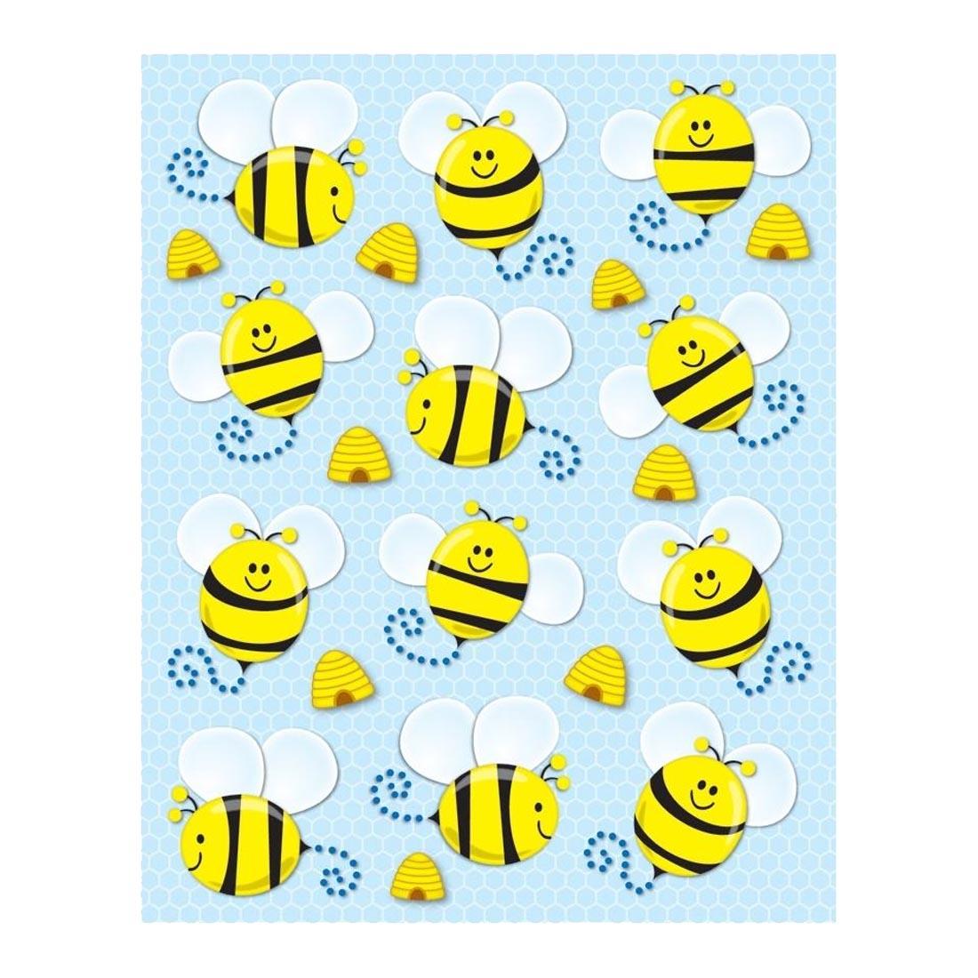 Bees Shape Stickers by Carson Dellosa