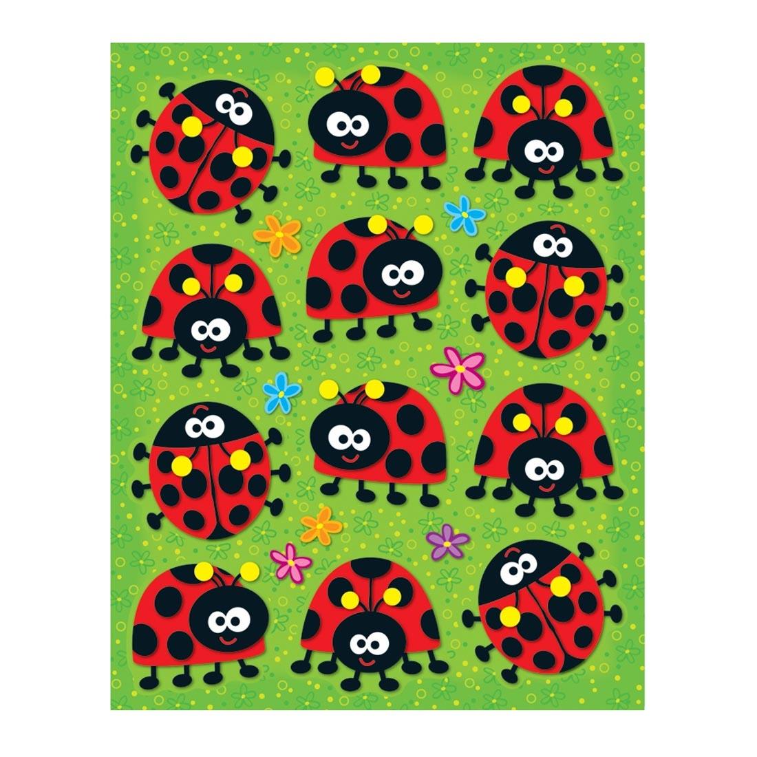 Ladybugs Shape Stickers by Carson Dellosa