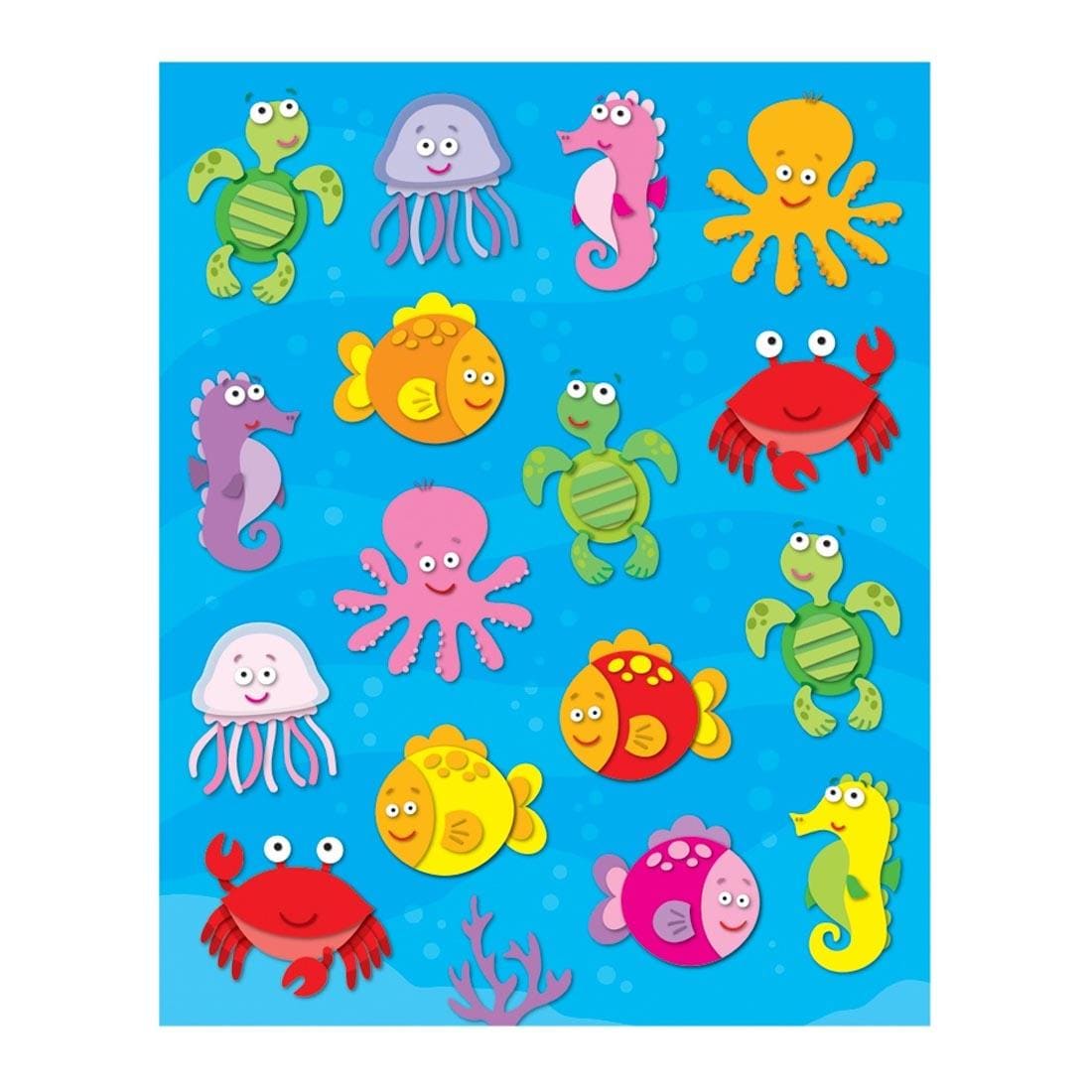 Sea Life Shape Stickers