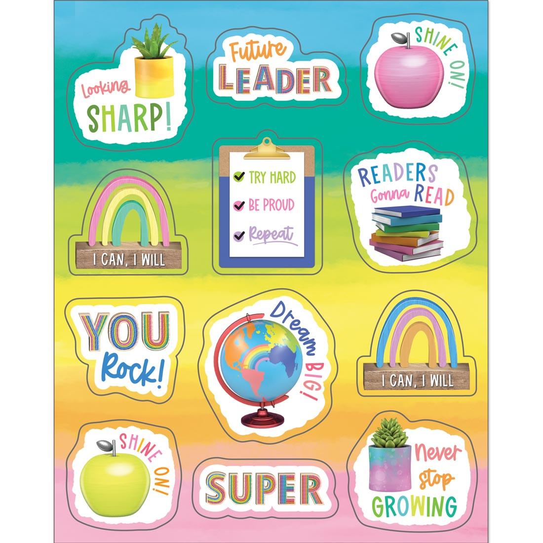 Inspirational and Motivational Stickers Graphic by Regulrcrative