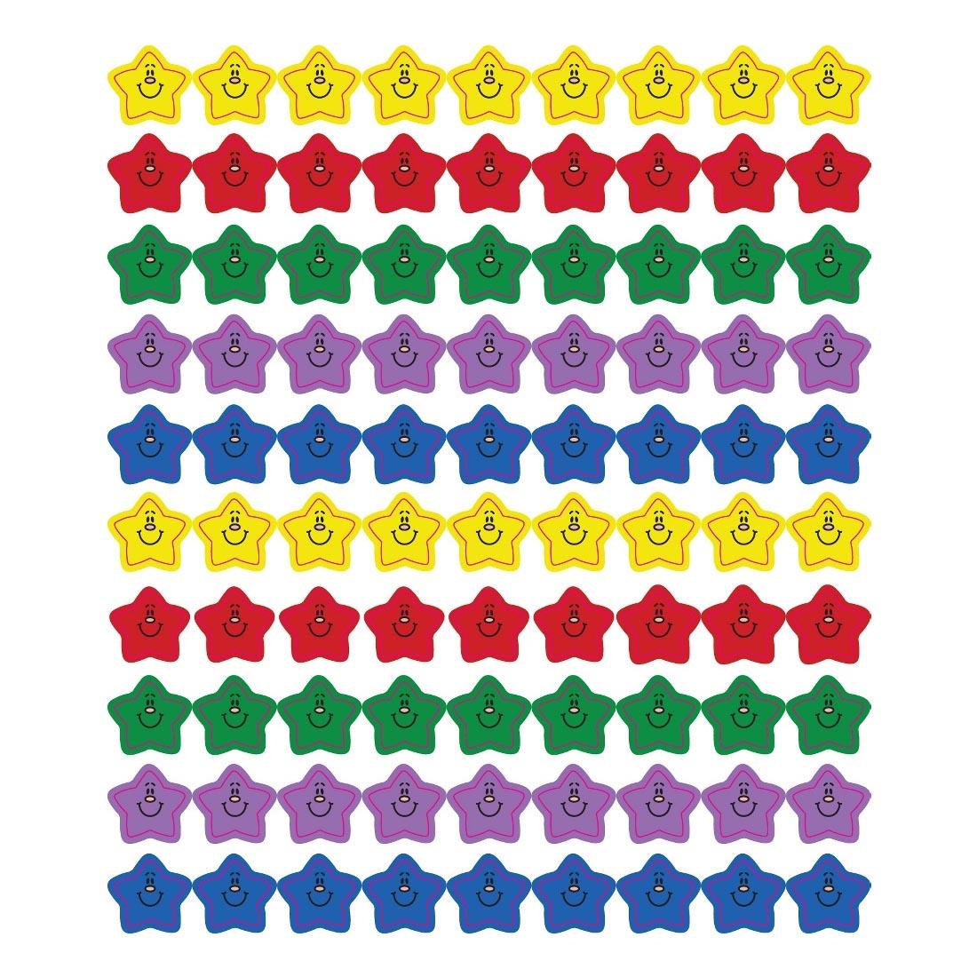 Smiling Stars Chart Seals by Carson Dellosa