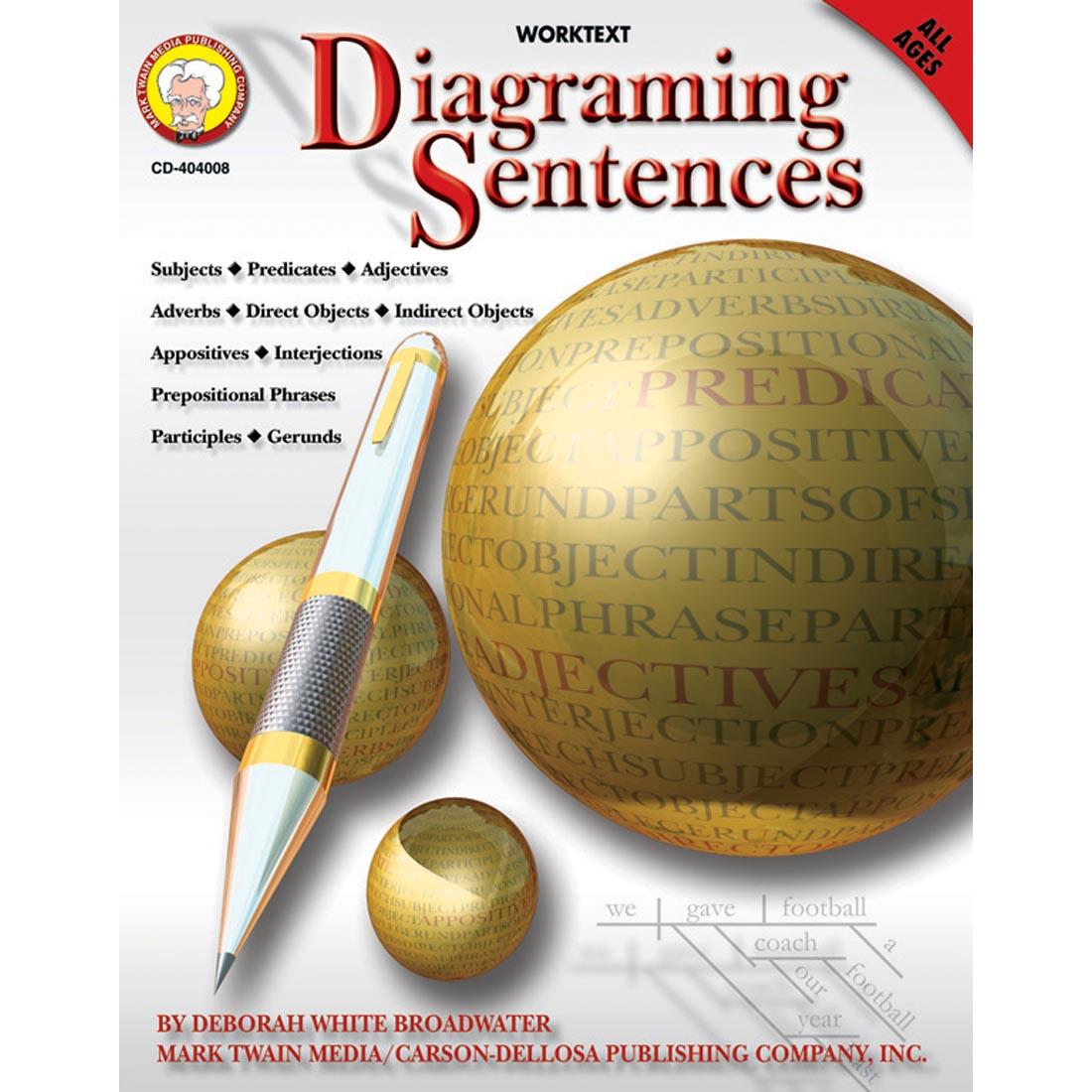 Diagraming Sentences Book for All Ages by Carson Dellosa