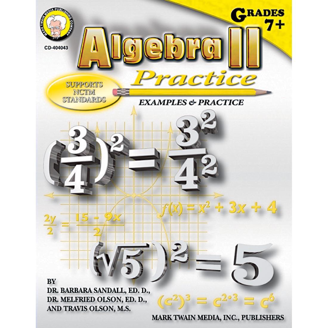 Algebra II Practice Book by Mark Twain Media