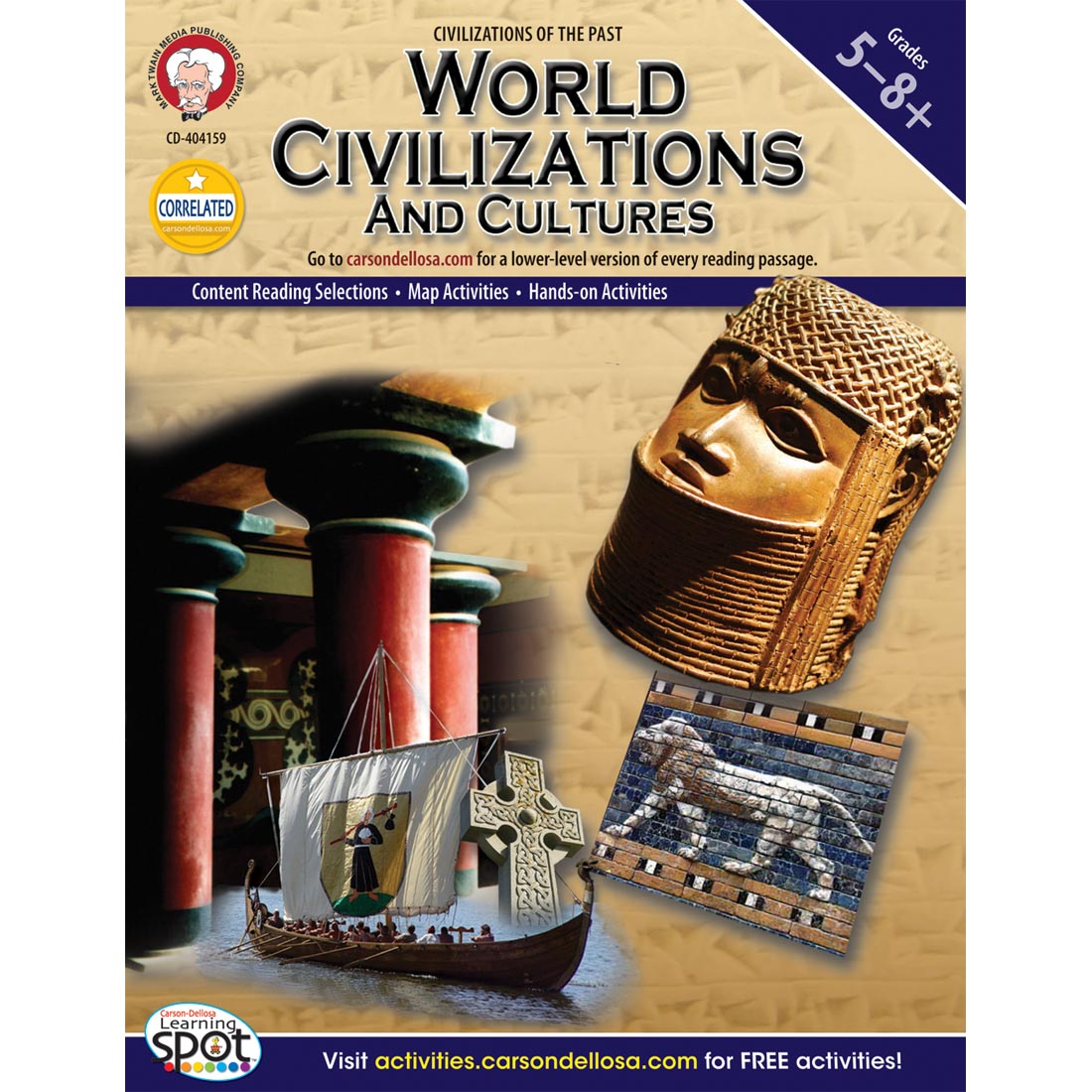 World Civilizations and Cultures Book by Mark Twain Media