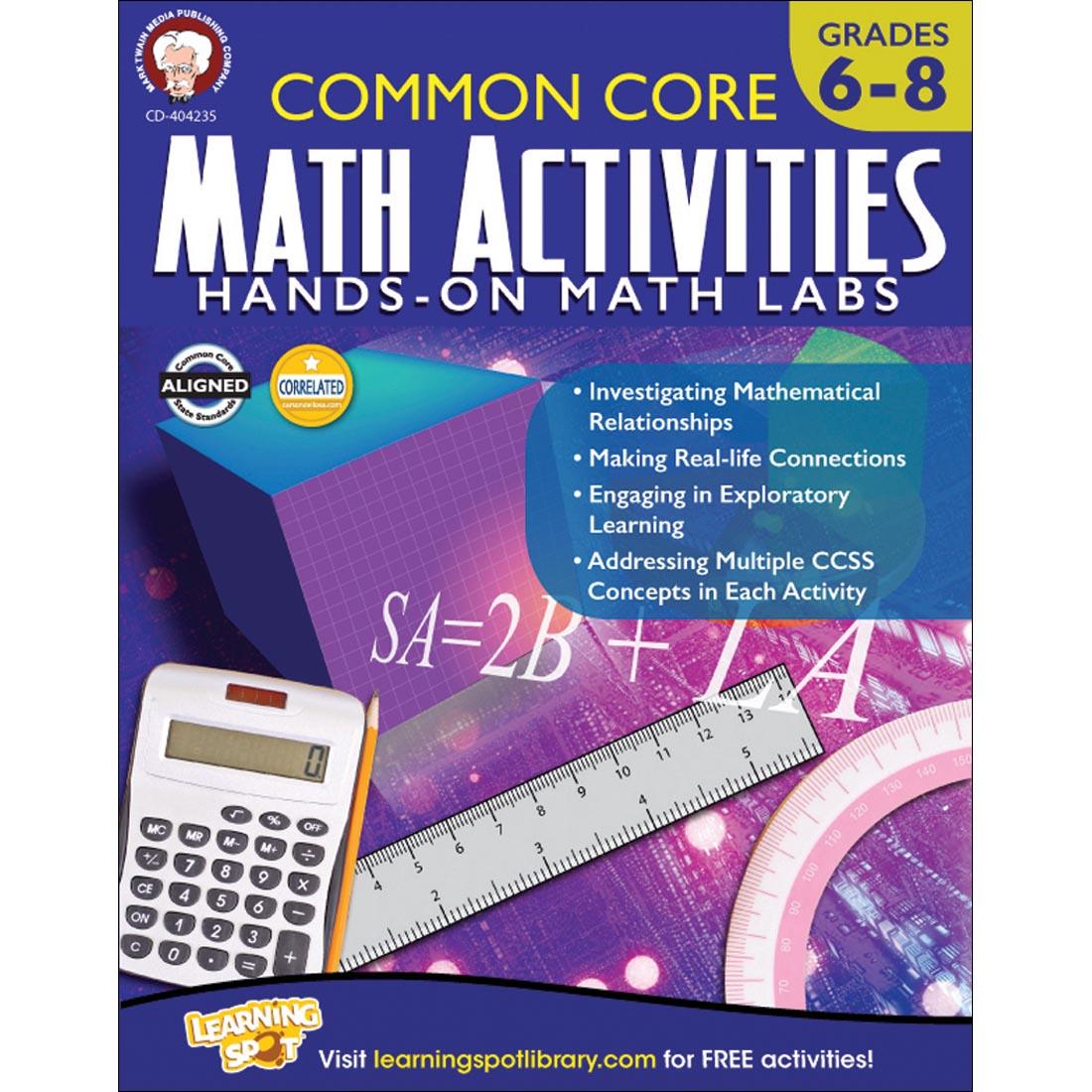 Common Core Math Activities: Hands-On Math Labs by Carson Dellosa