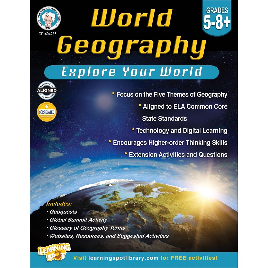 World Geography Book by Carson Dellosa
