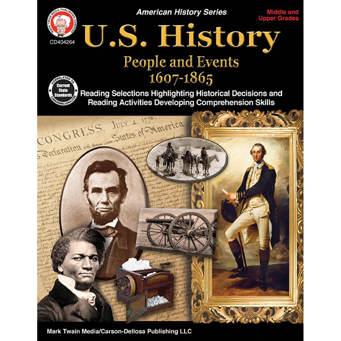 US History People and Events 1607 - 1865 by Mark Twain Media