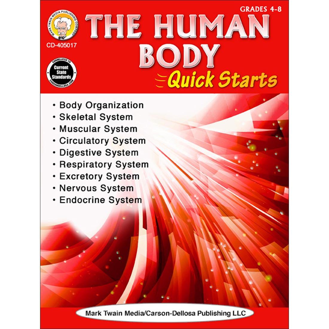 Human Body Quick Starts Book by Carson Dellosa