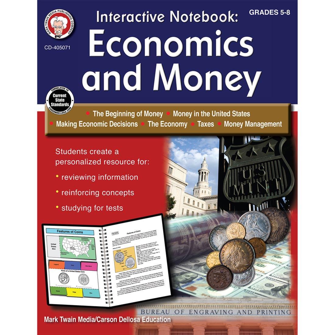 Interactive Notebook: Economics and Money Grades 5-8 By Mark Twain Media
