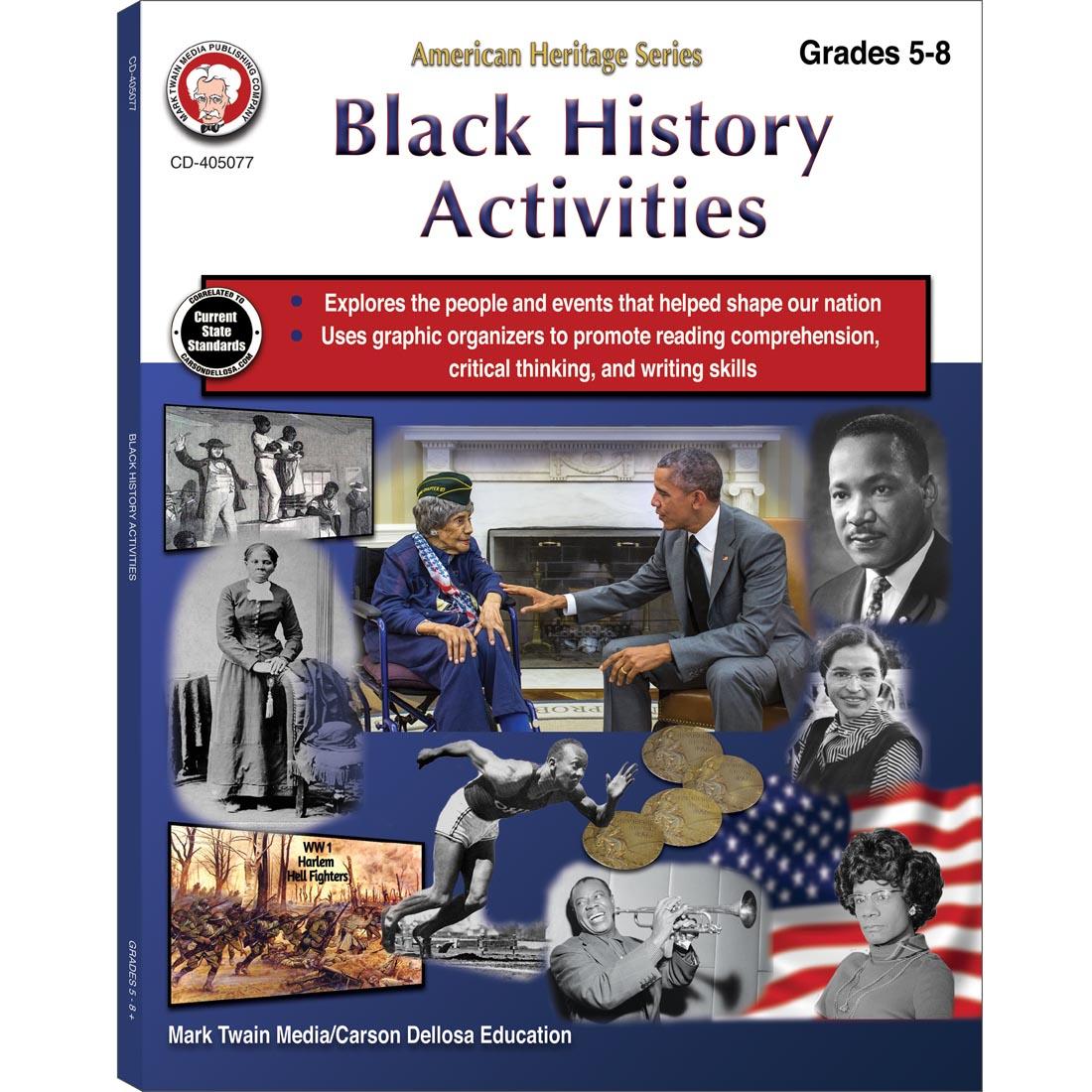 Black History Activities Workbook By Carson Dellosa