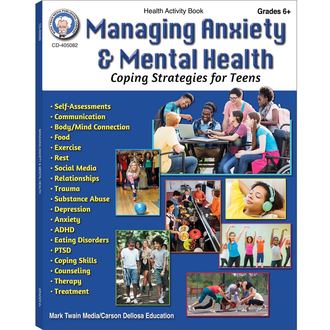 Managing Anxiety & Mental Health Workbook By Carson Dellosa