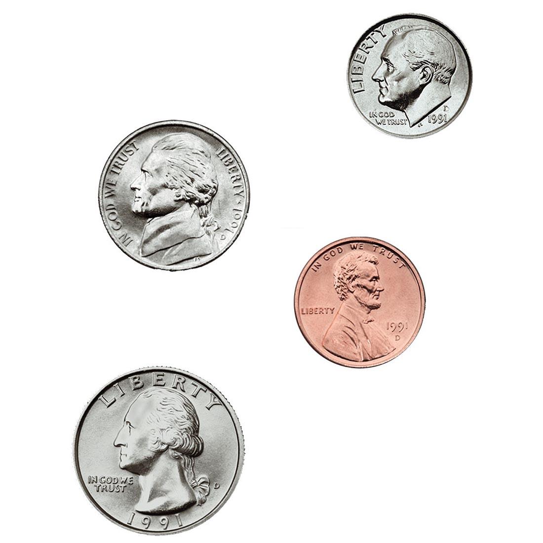 U.S. Coins Shape Stickers by Carson Dellosa