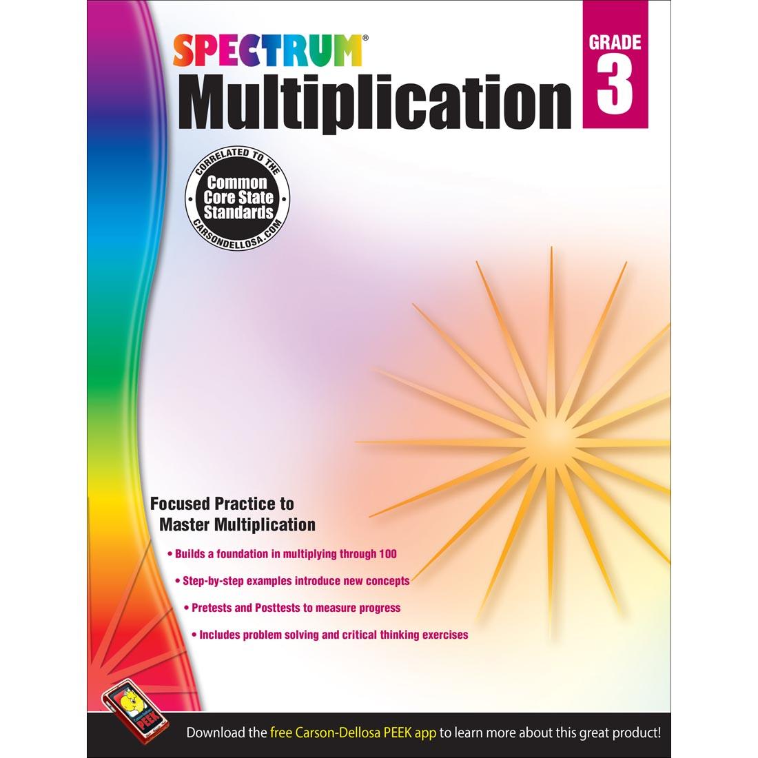 Spectrum Multiplication by Carson Dellosa Grade 3