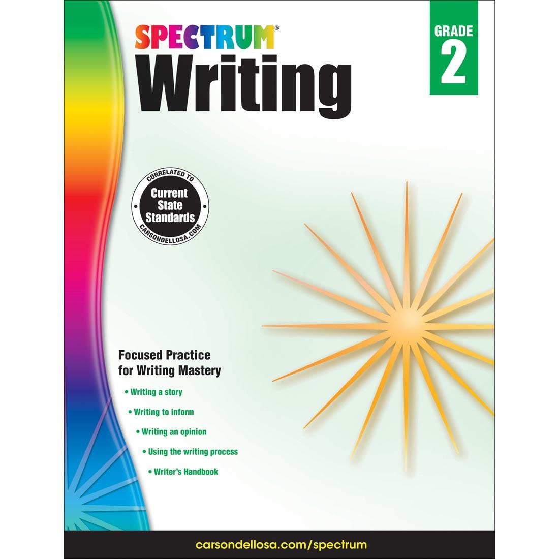 Spectrum Writing Book by Carson Dellosa Grade 2