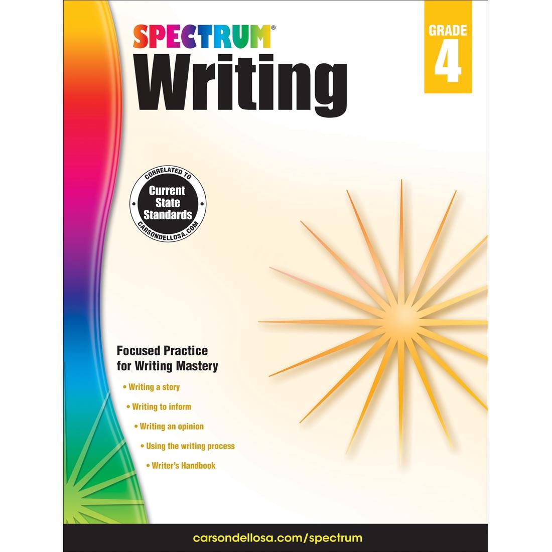 Spectrum Writing Book by Carson Dellosa Grade 4