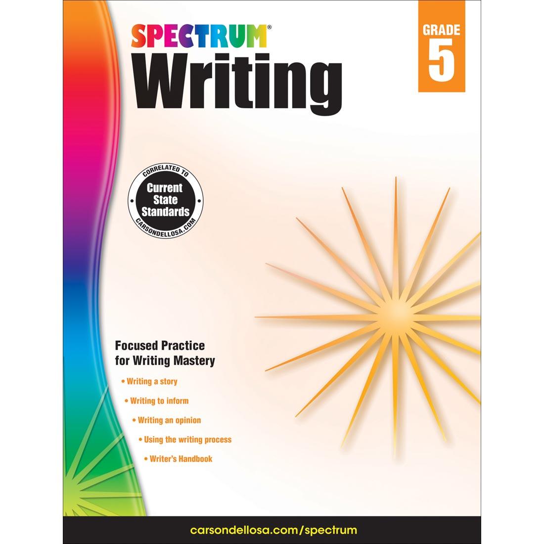 Spectrum Writing Book by Carson Dellosa Grade 5