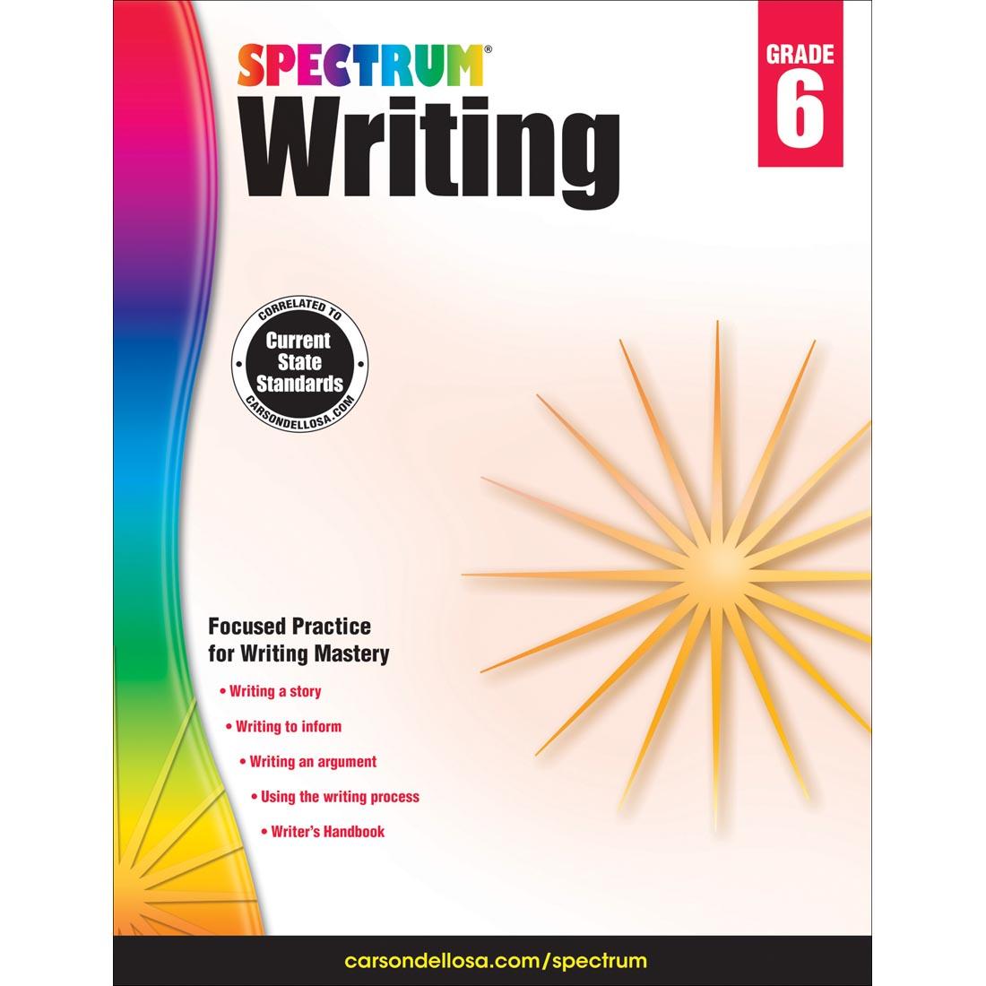 Spectrum Writing Book by Carson Dellosa Grade 6