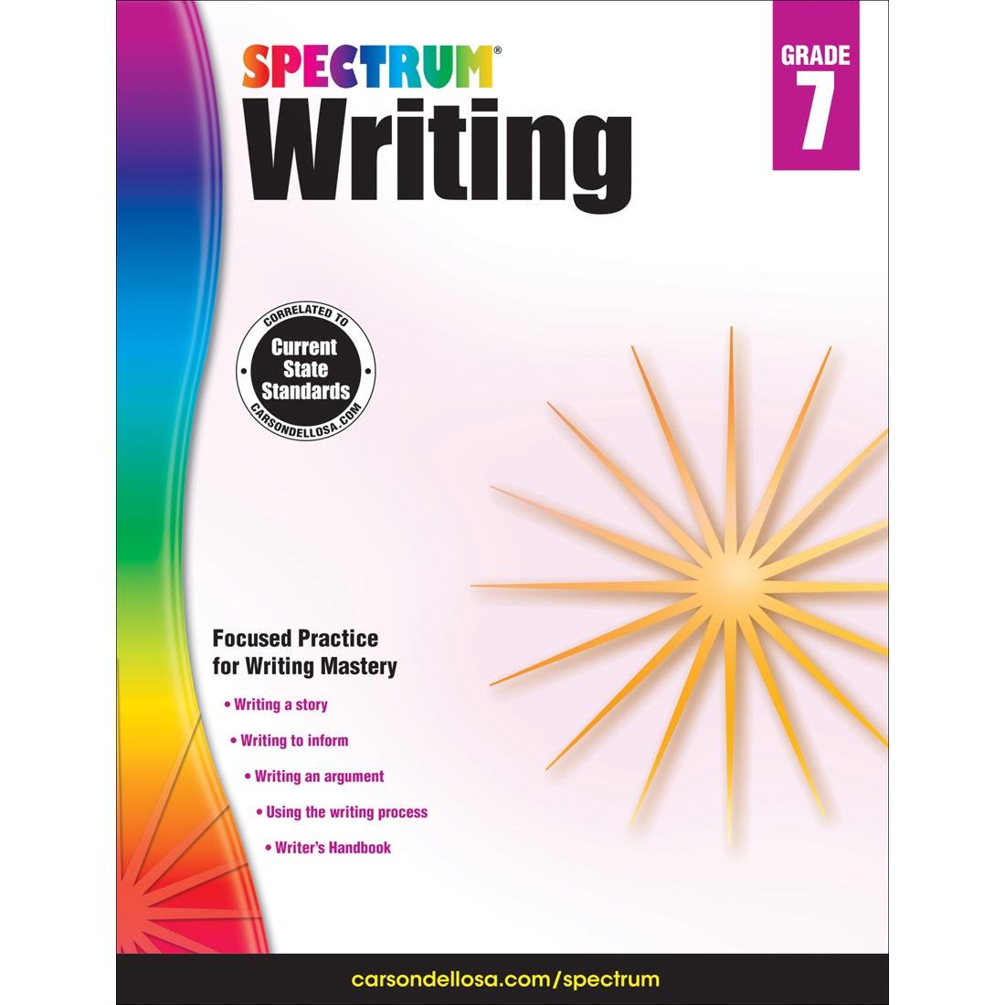 Spectrum Writing Book by Carson Dellosa Grade 7