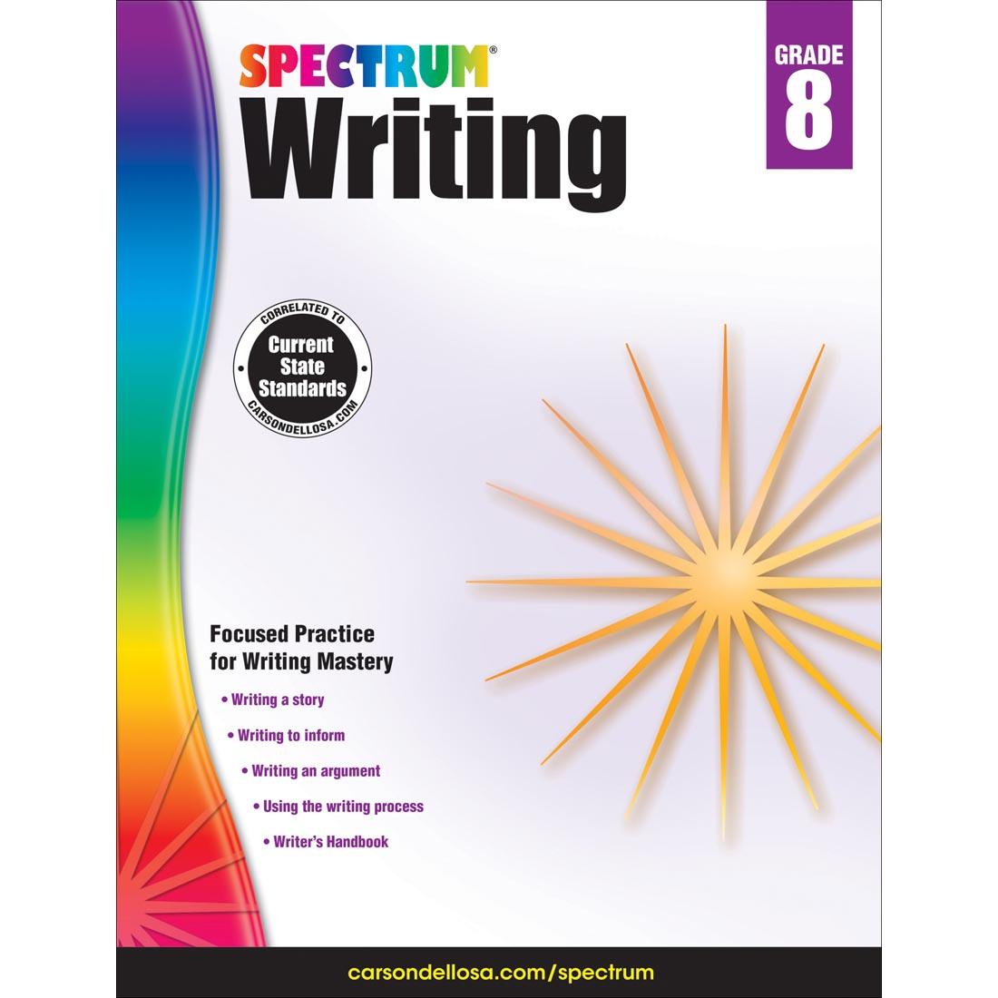 Spectrum Writing Book by Carson Dellosa Grade 8