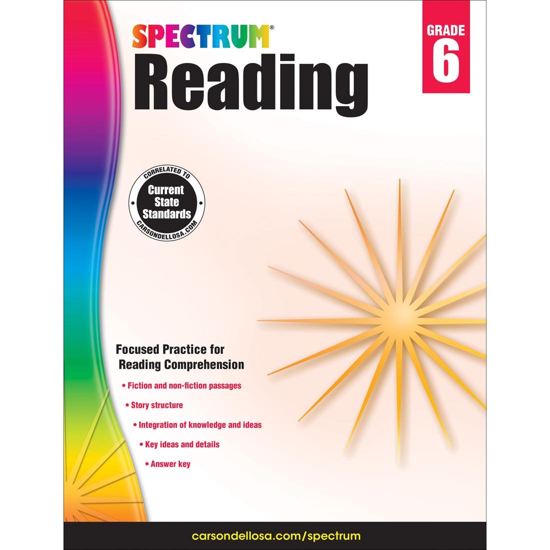 Spectrum Reading by Carson Dellosa Grade 6
