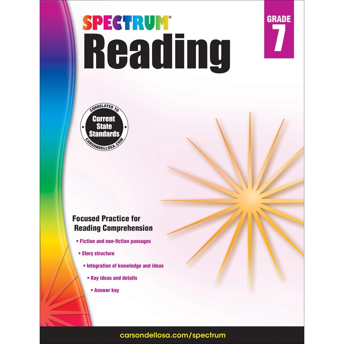 Spectrum Reading by Carson Dellosa Grade 7