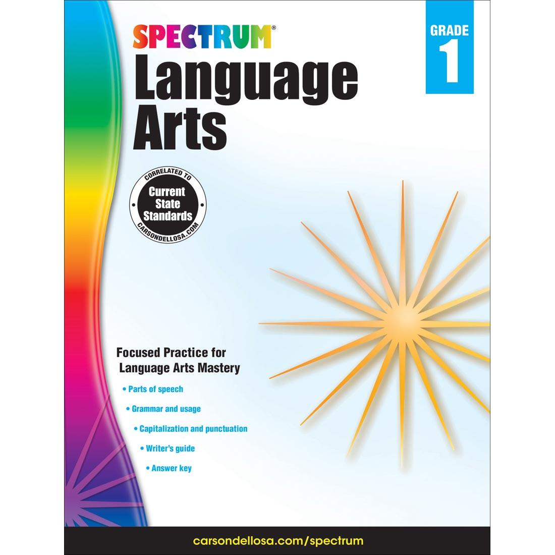 Spectrum Language Arts Book by Carson Dellosa Grade 1