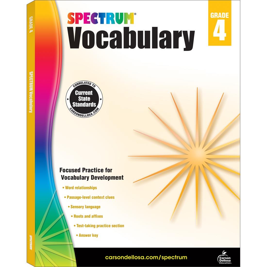 Spectrum Vocabulary Book for Grade 4