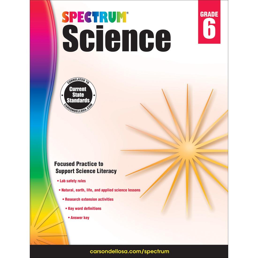 Spectrum Science by Carson Dellosa Grade 6