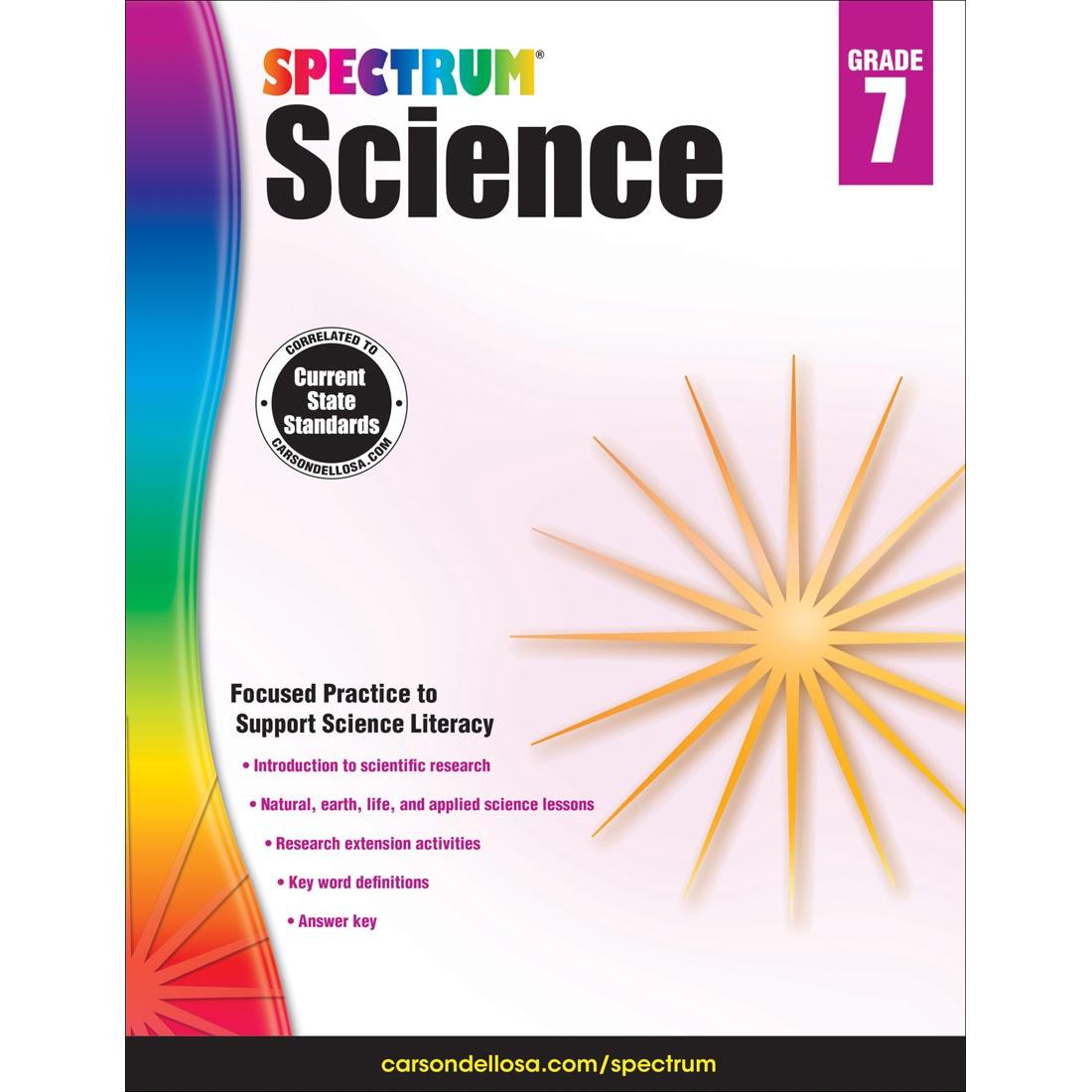 Spectrum Science by Carson Dellosa Grade 7