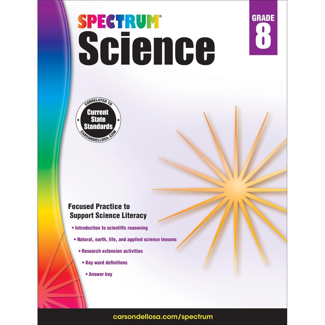 Spectrum Science by Carson Dellosa Grade 8