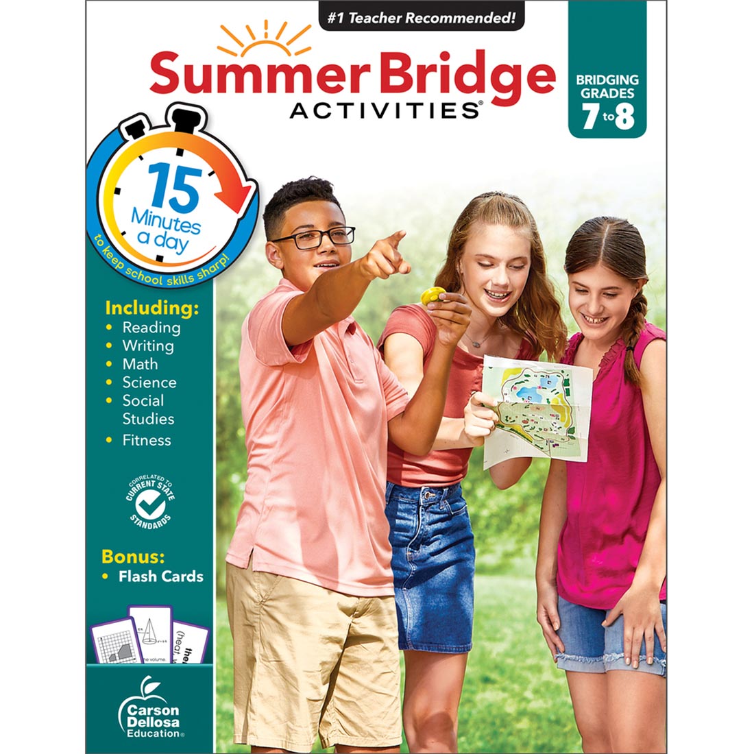 Summer Bridge Activities by Carson Dellosa Grades 7-8