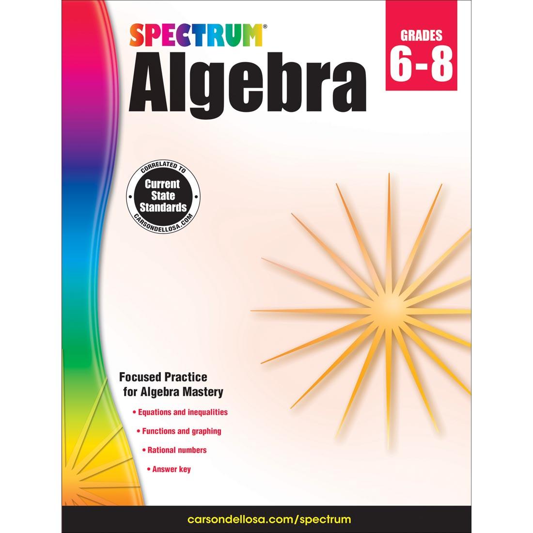 Spectrum Algebra Book by Carson Dellosa