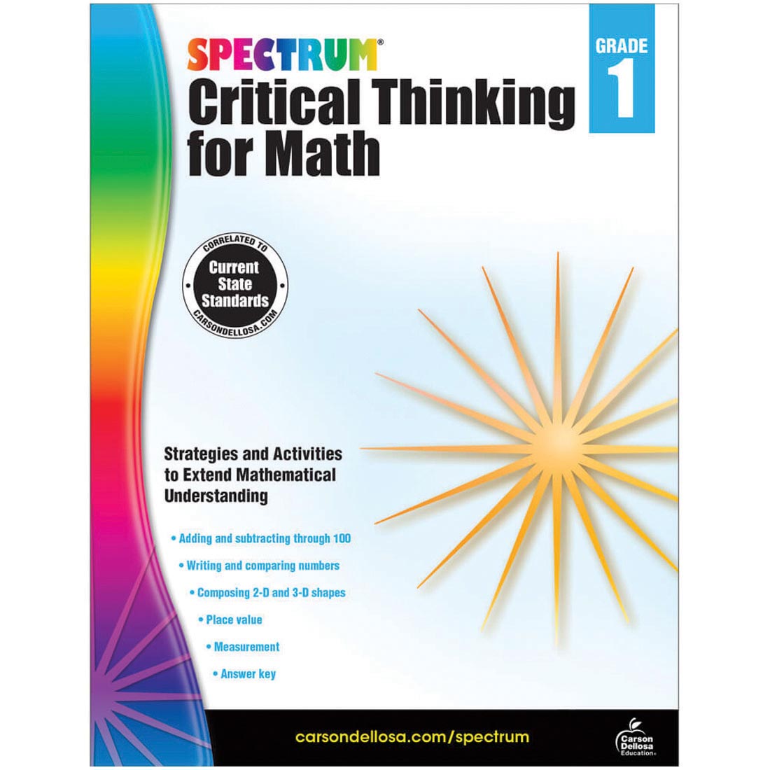 Spectrum Critical Thinking For Math Book Grade 1