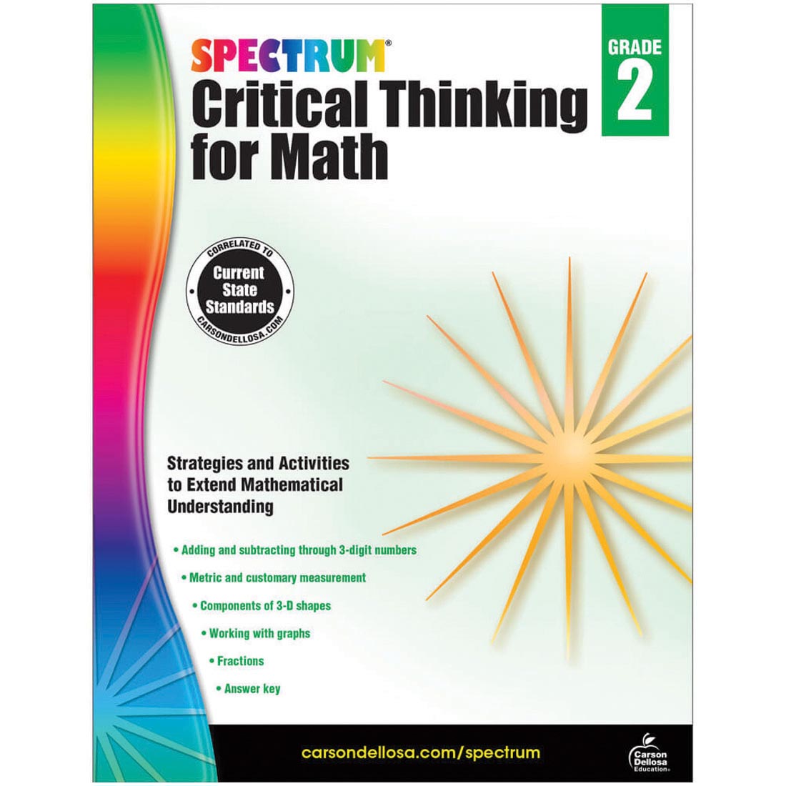 Spectrum Critical Thinking For Math Book Grade 2
