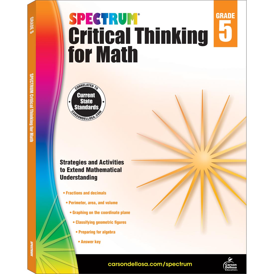 Spectrum Critical Thinking For Math Book Grade 5