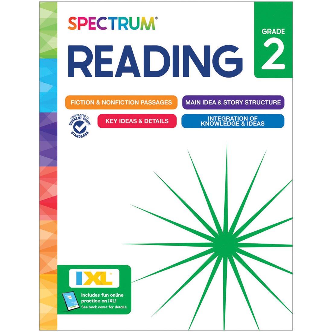 front cover of Spectrum Reading Workbook By Carson Dellosa Grade 2